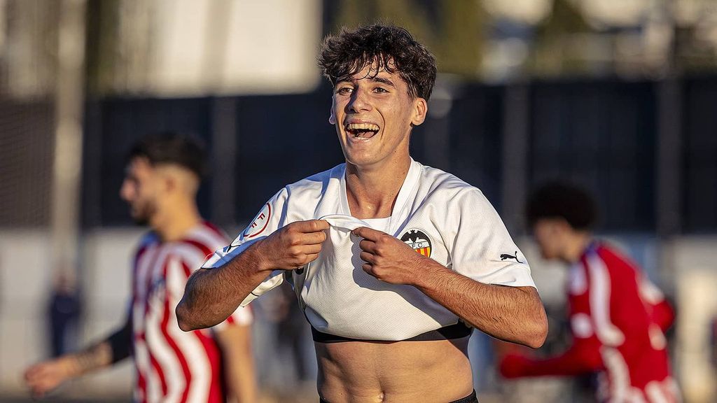 Martín Tejón le da tres puntos al VCF Mestalla