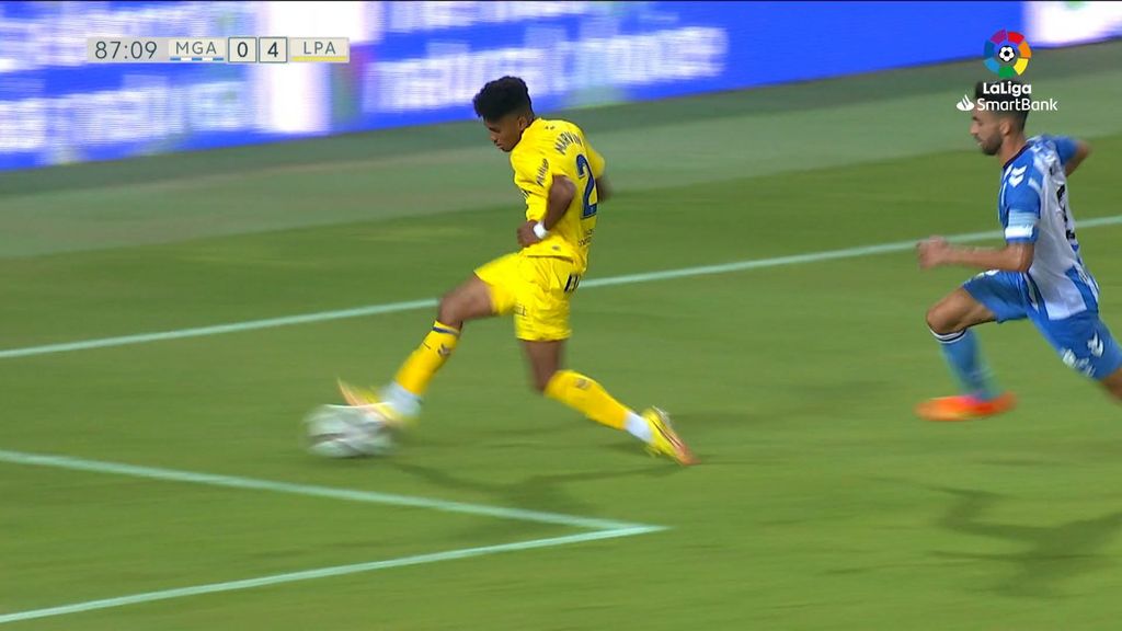 Málaga 0-4 Las Palmas: Gol de Marvin
