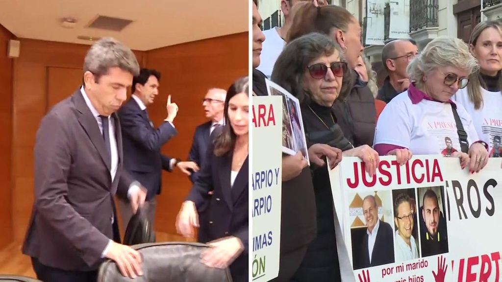 Mazón dentro, las víctimas fuera: El espectáculo de una comparecencia sin 'mea culpa' ni respuestas