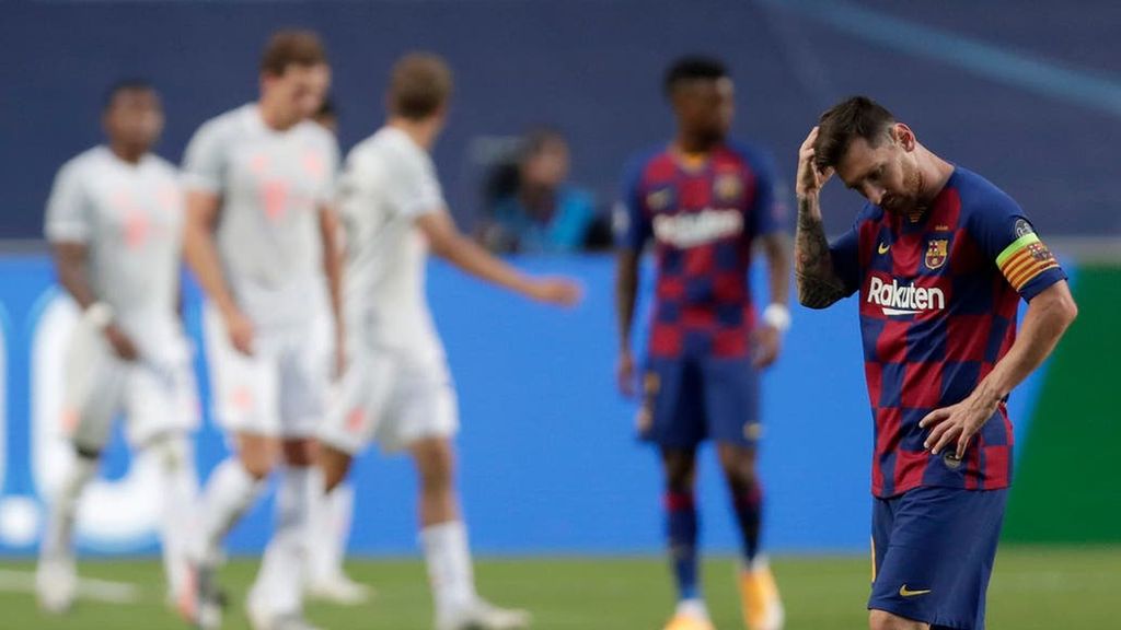 Barcelona 2-8 Bayern: Resumen del partido