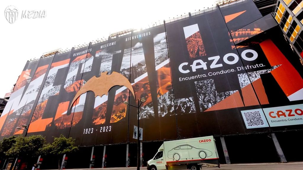 Así mudó Mestalla su piel para el centenario