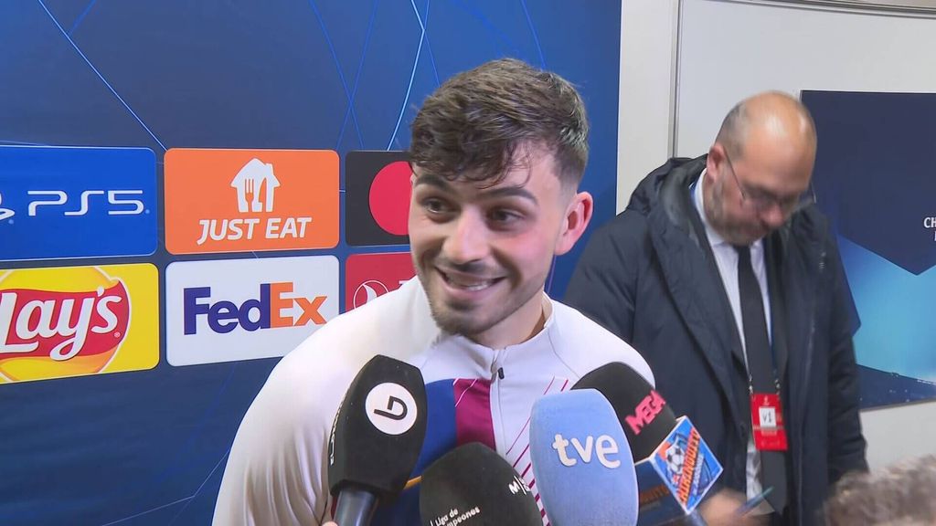 Pedri y la broma con Raphinha tras su asistencia de gol ante el PSG: "Rezas para que marque"