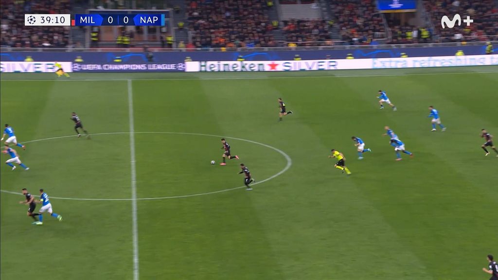 Milan 1-0 Nápoles: Jugada de Brahim Díaz