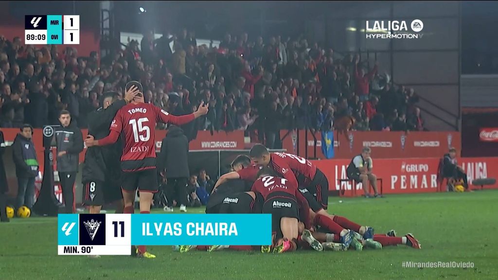 Mirandés 2-1 Real Oviedo: Resumen del partido