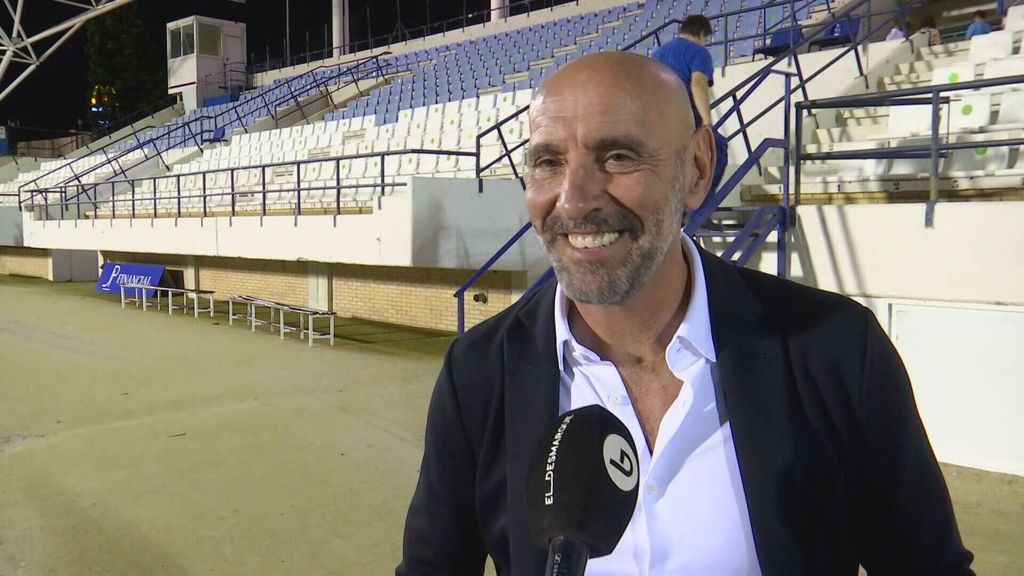 Monchi atiende a ElDesmarque tras el debut del CD San Fernando 1940