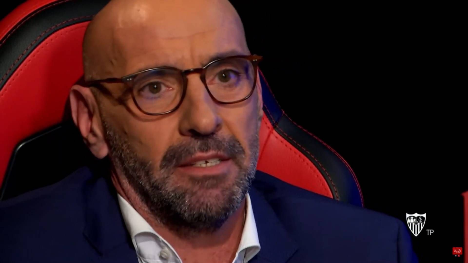 Monchi durante una entrevista