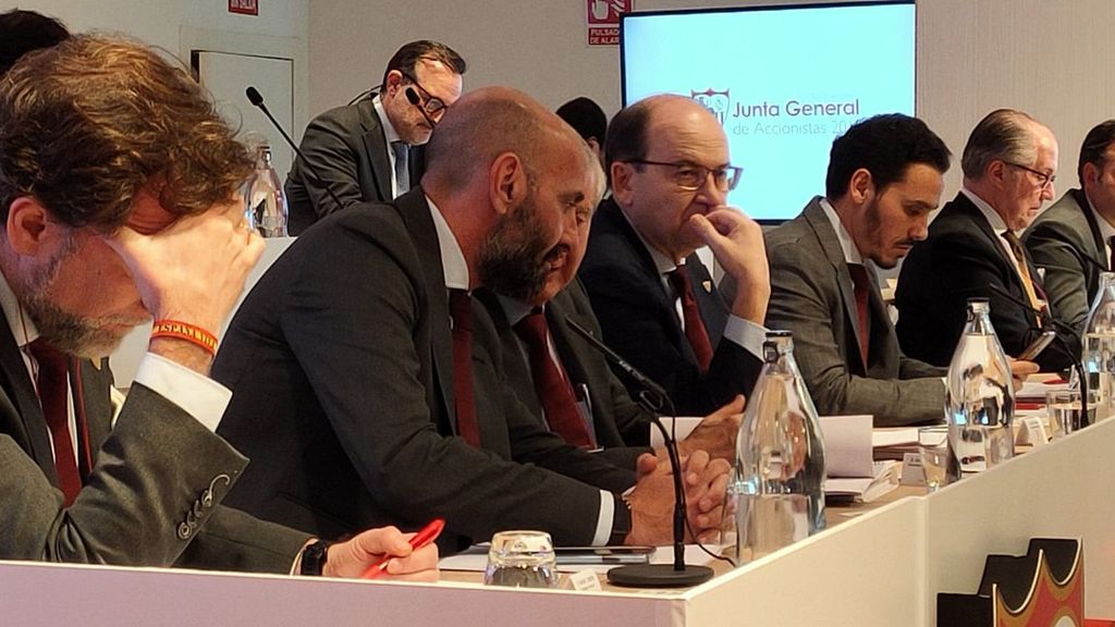 Pepe Castro, el objetivo de afianzarse en el top 5 y la expansión de la marca con LaLiga: Junta de Accionistas del Sevilla 2019