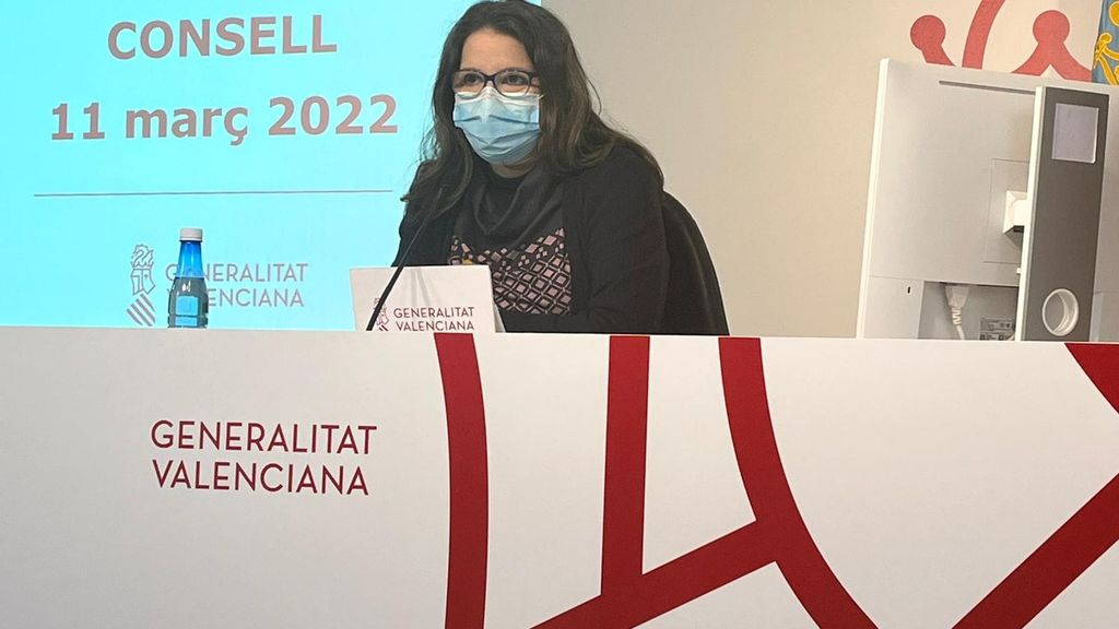 Mónica Oltra valora la situación del Nou Mestalla