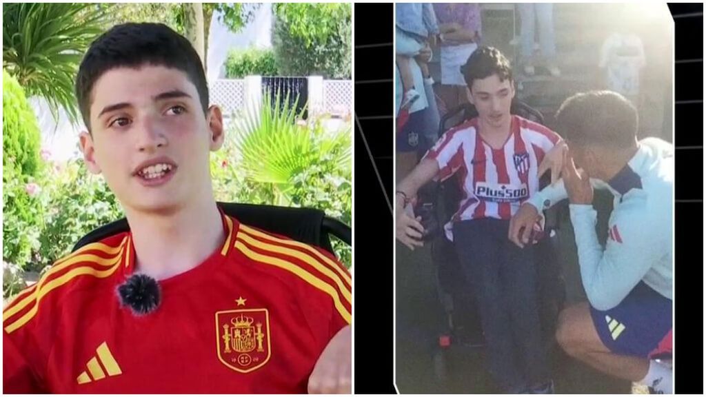 Álvaro Morata cumple su promesa: costea a Víctor el viaje a Berlín