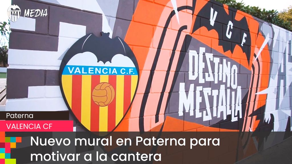 Nuevo mural en paterna para motivar a la cantera