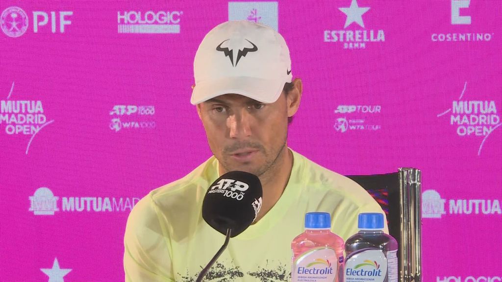 La reacción imperdible de Rafa Nadal cuándo le preguntan si coincide su partido con el Bayern-Real Madrid