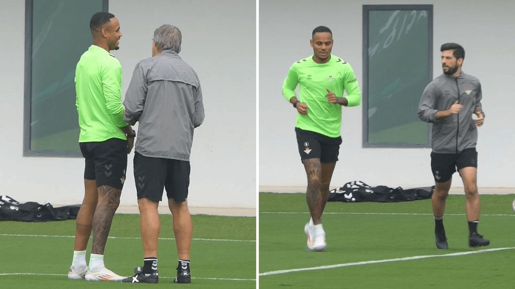 Natan comienza a entrenar en solitario: Risas con Pellegrini