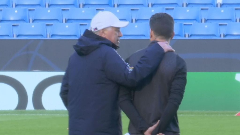 El gesto de Carlo Ancelotti con Nacho Fernández