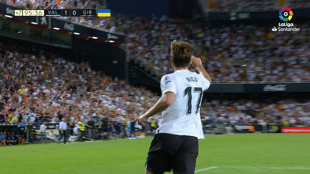Valencia 1-0 Girona: El gol anulado a Nico