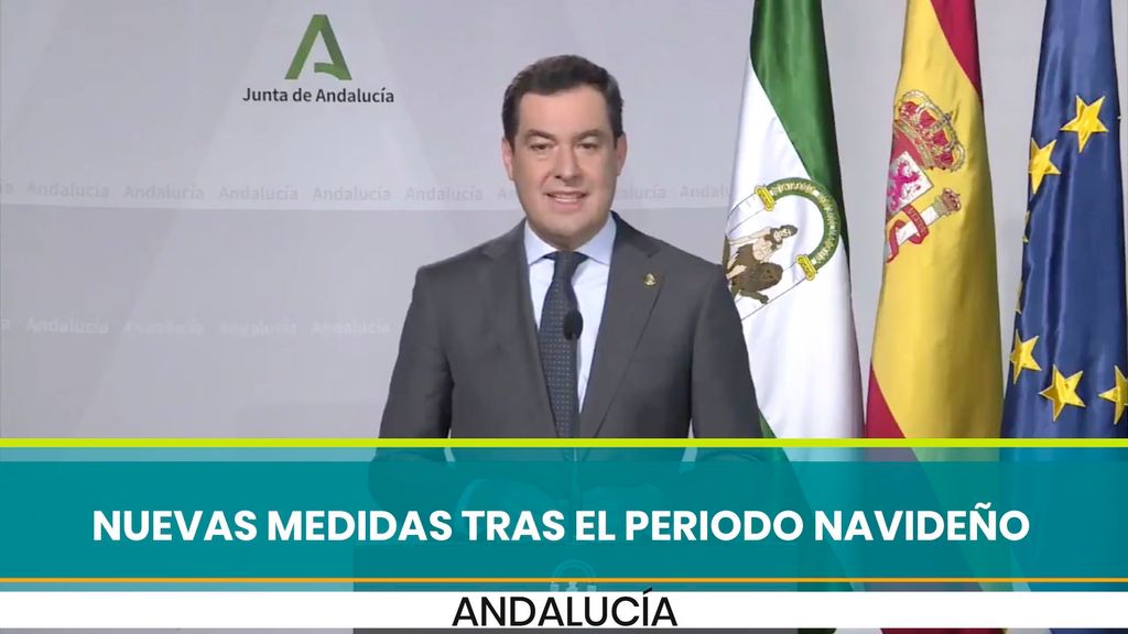 Juanma Moreno Bonilla anuncia las nuevas medidas tras la Navidad