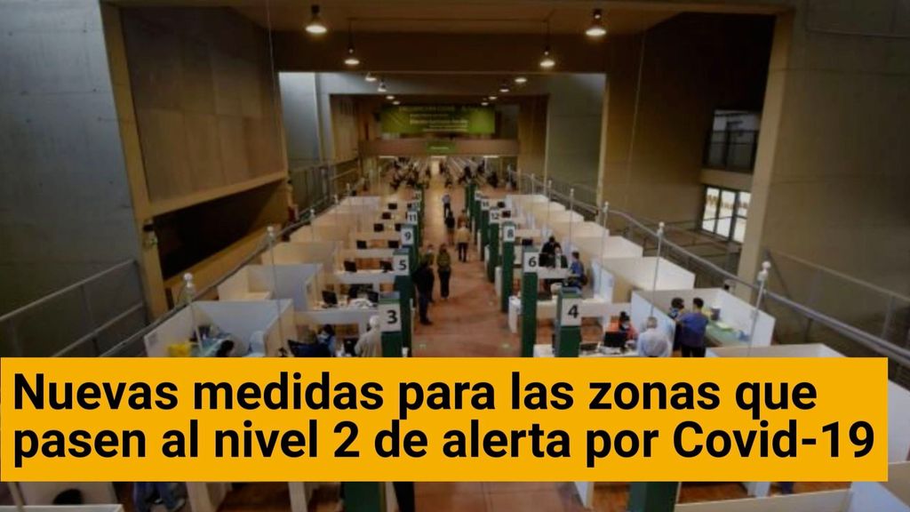 Las nuevas medidas que entrarán en vigor en el nivel 2 de alerta por Covid-19