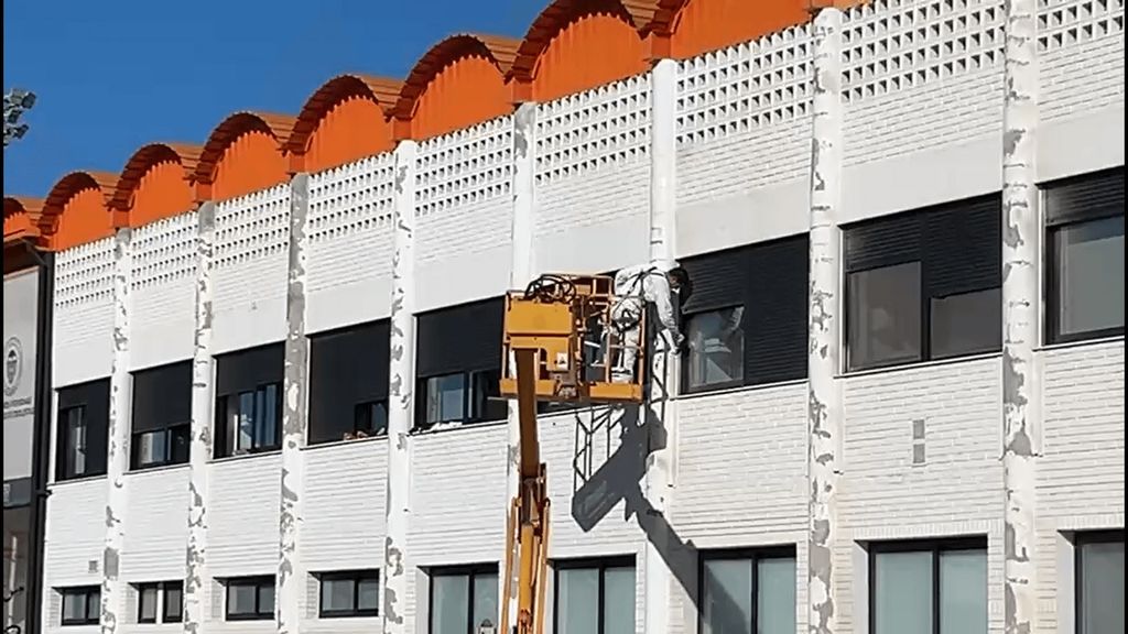 Obras en la Ciudad Deportiva de Paterna
