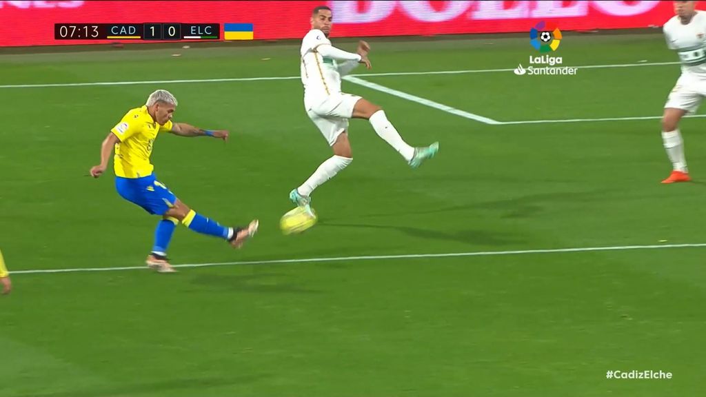 Cádiz 1-0 Elche: Gol de Brian Ocampo