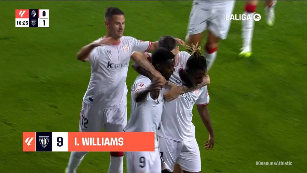Osasuna 0-1 Athletic: Gol de Iñaki Williams