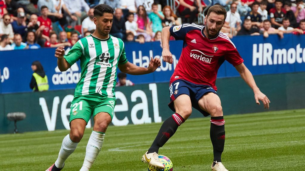 Osasuna 3-2 Betis: Resumen del partido