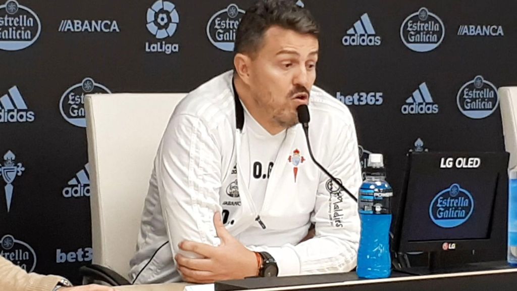 A Óscar no le vale el empate del Celta ante el Real Madrid en el Bernabéu