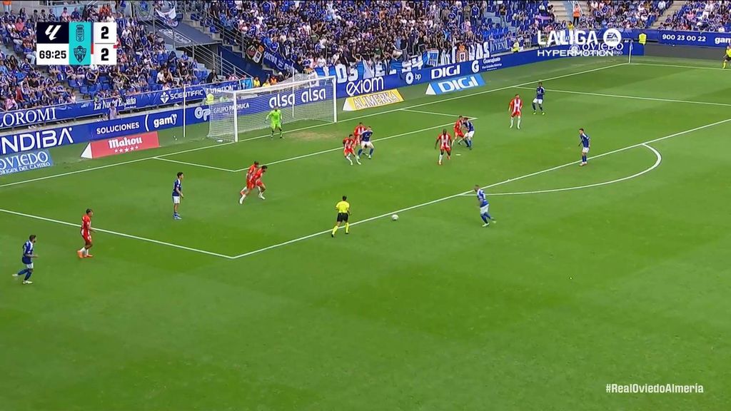 Oviedo 3-2 Almería: Gol de Alemao