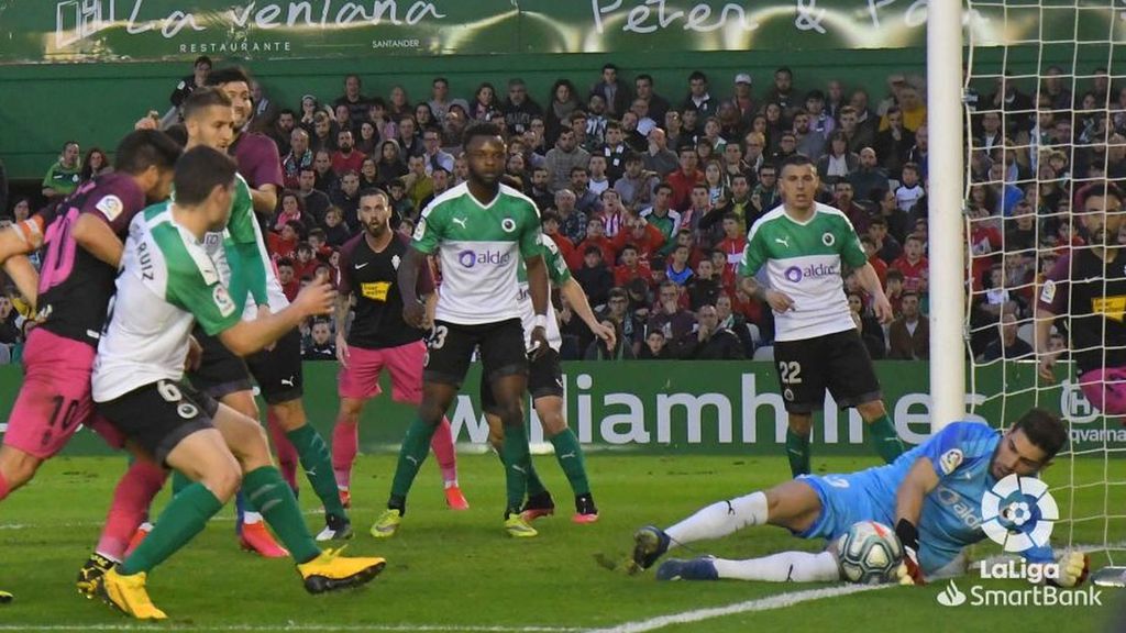 Racing 0-2 Sporting de Gijón: Resumen (Jornada 28)