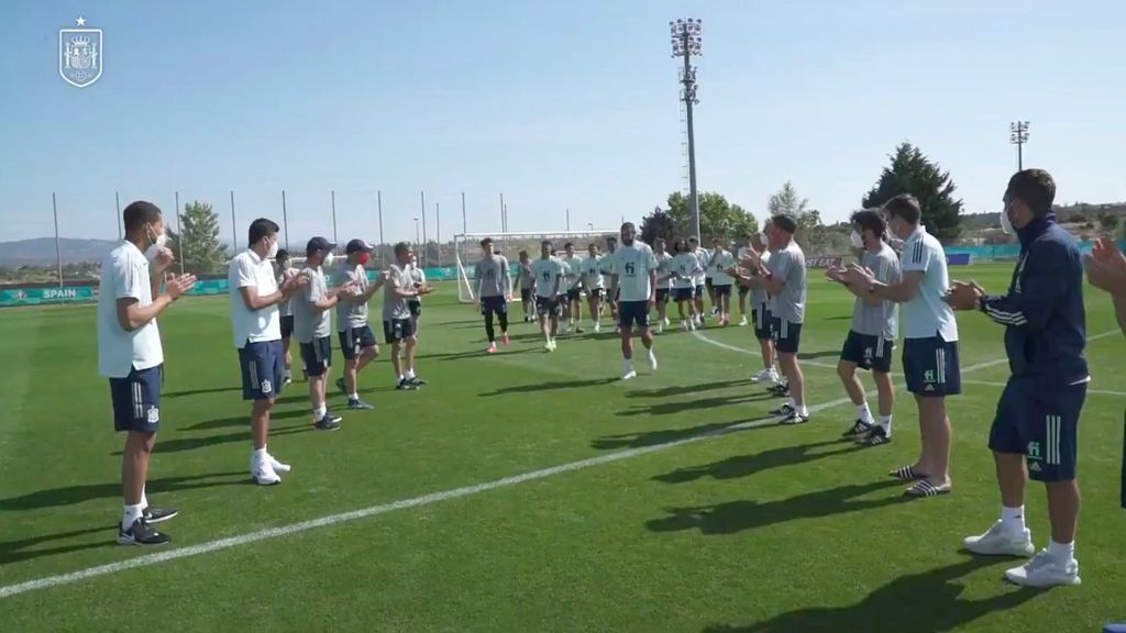 La bonita despedida de la Selección a los jugadores de la burbuja paralela