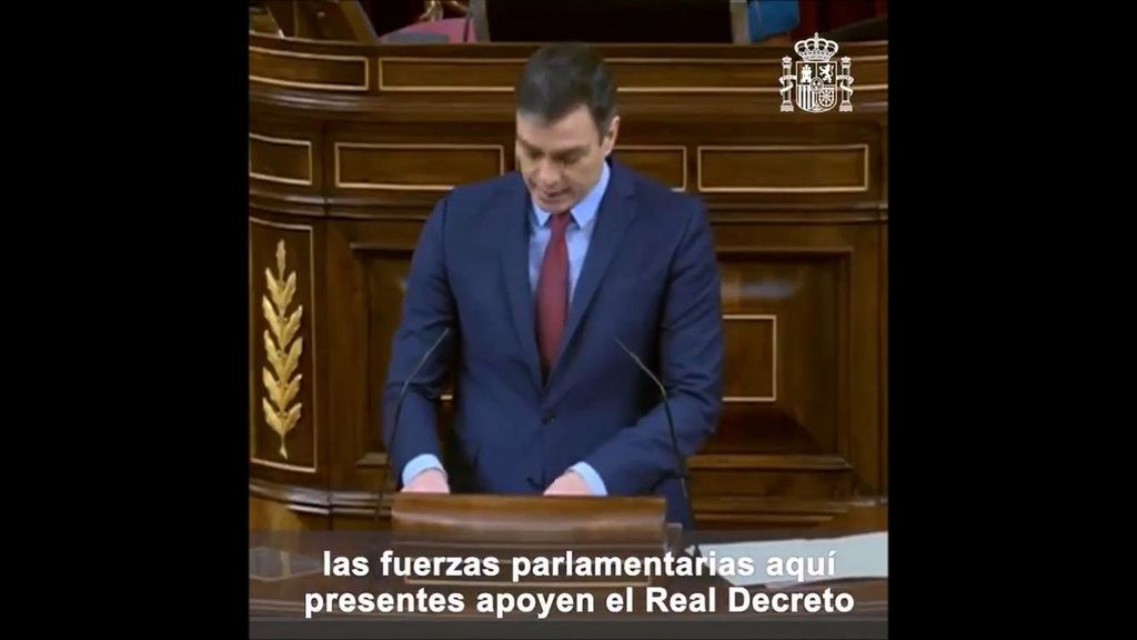 Pedro Sánchez pide al congreso una nueva prórroga