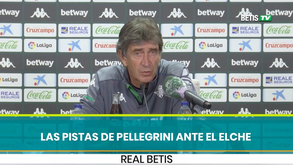 Las pistas de Pellegrini ante el Elche