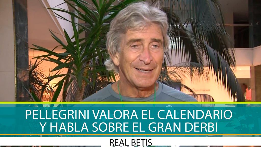 Pellegrini habla sobre el calendario y el derbi