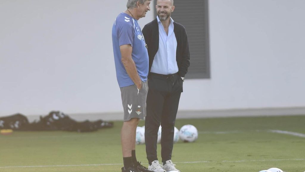 Manu Fajardo con Manuel Pellegrini | 10/10/25