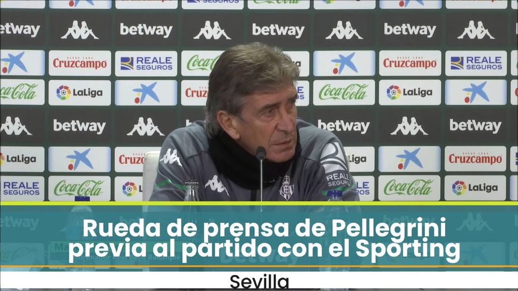 Rp Pellegrini previa al partido con el Sporting