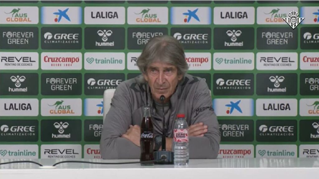 Manuel Pellegrini, en la rueda de prensa previa al Betis-Valladolid