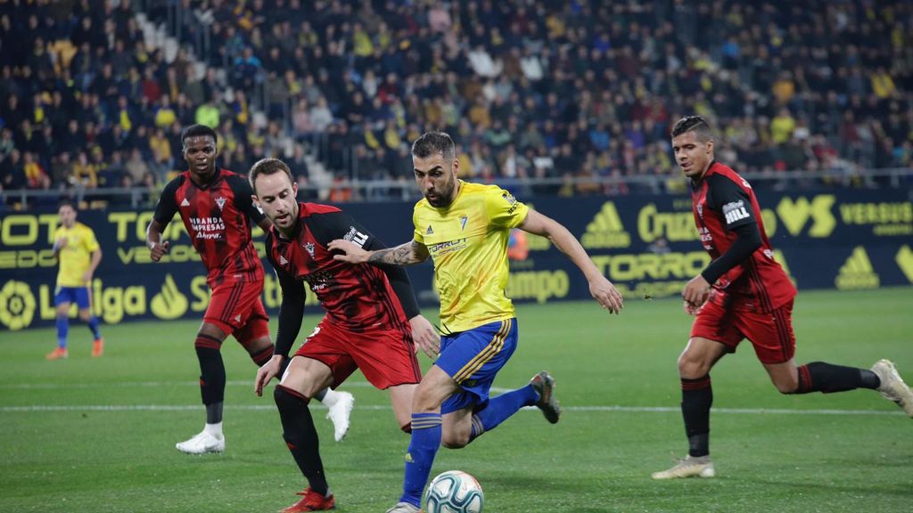 Cádiz 3-3 Mirandés: Resumen (Jornada 32)