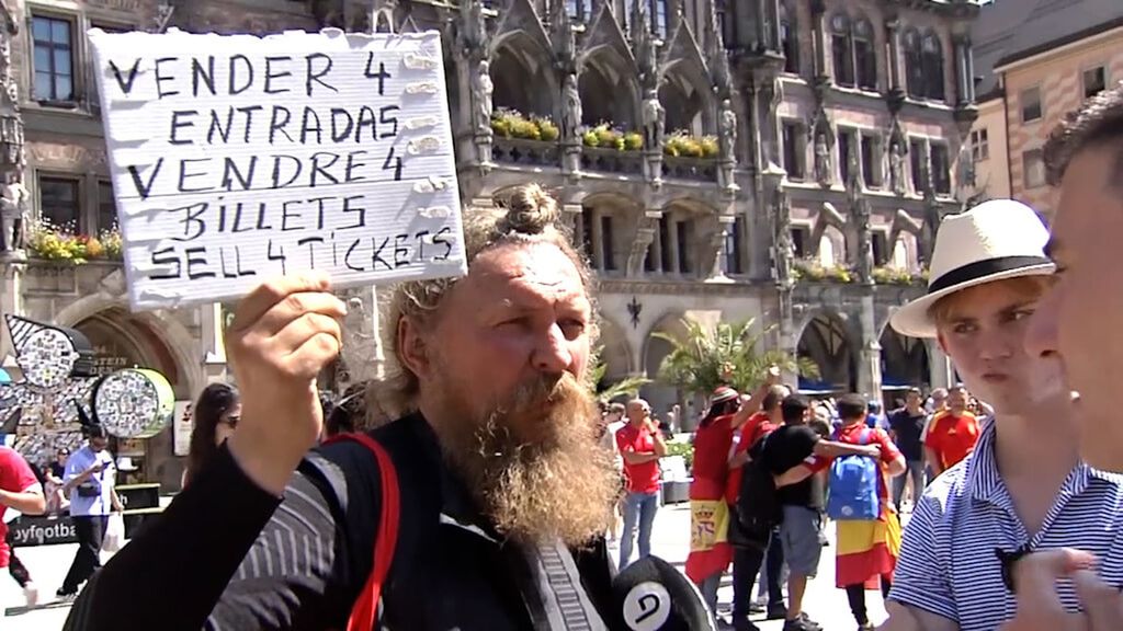 La reventa de entradas antes del España - Francia