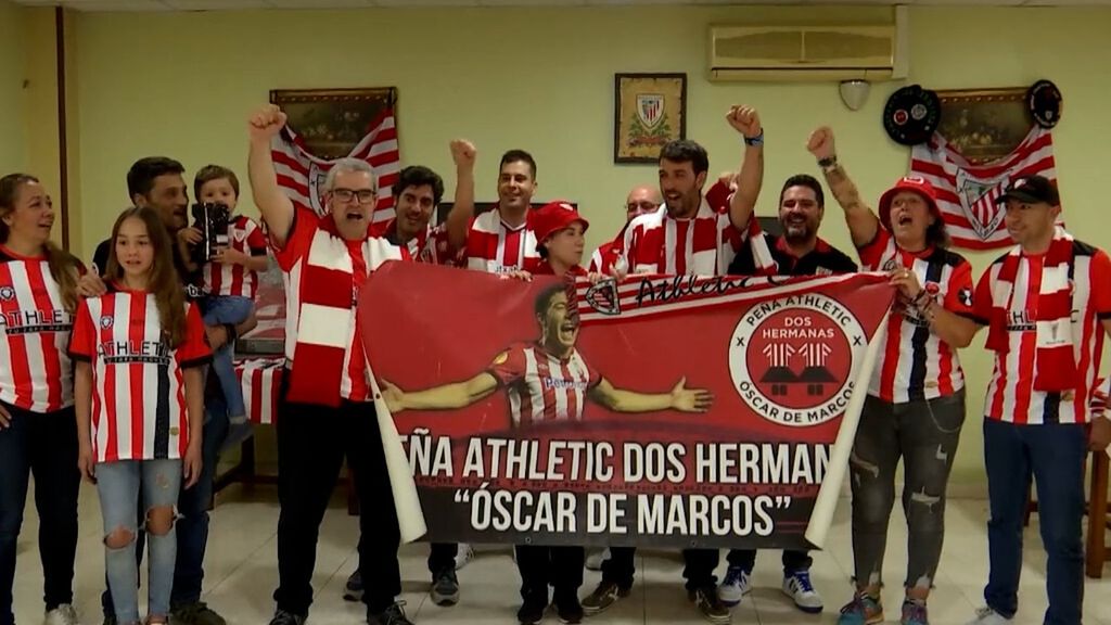 La peña Athletic Óscar de Marcos de Sevilla promete a los athleticzales un día histórico: “Hemos esperado media vida”