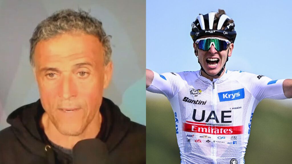 Luis Enrique elige a su ciclista favorito: "Tadej Pogaçar es espectacular”