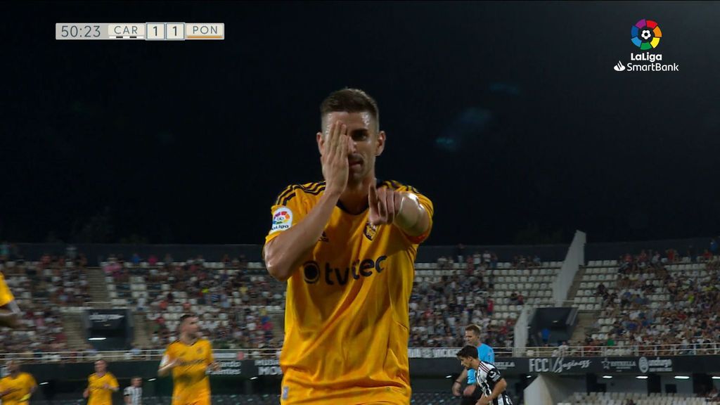 Cartagena 2-3 Ponferradina: Resumen del partido