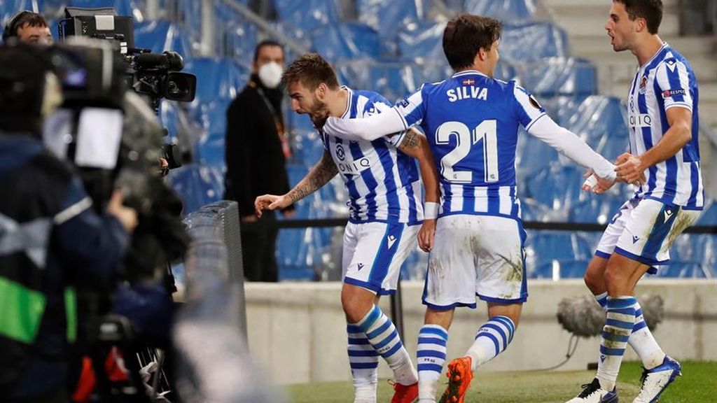 Real Sociedad-AZ Alkmaar: Gol 1-0 Portu