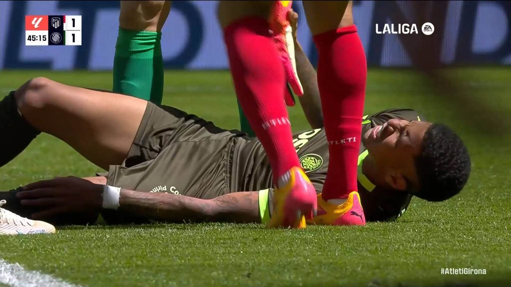 Atlético 1-1 Girona: Posible penalti a Sávio