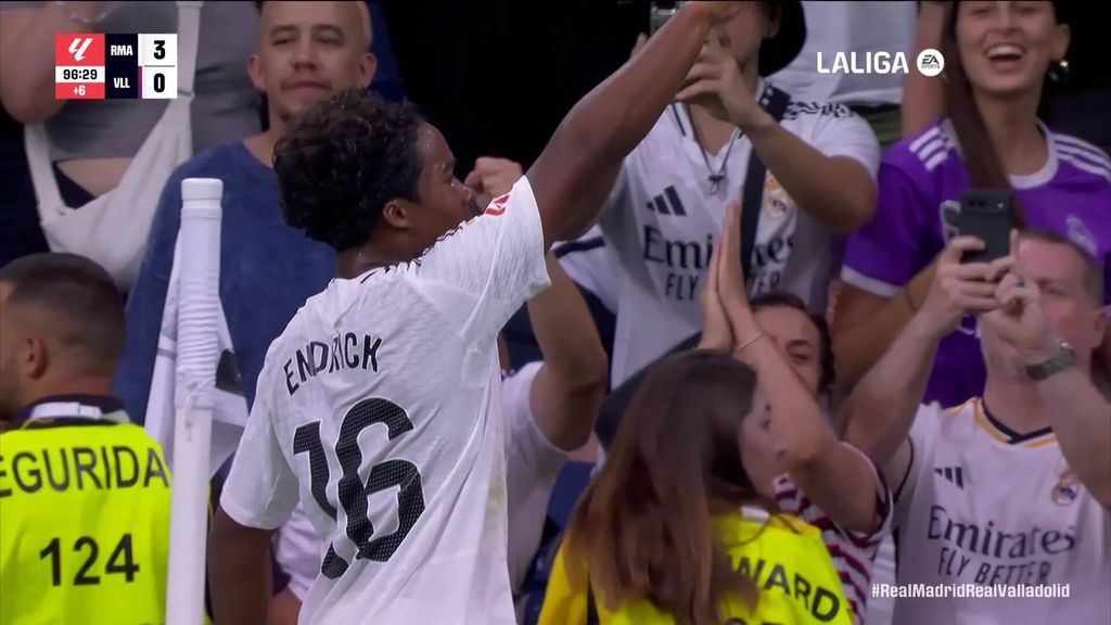Real Madrid 3-0 Real Valladolid: Gol de Endrick