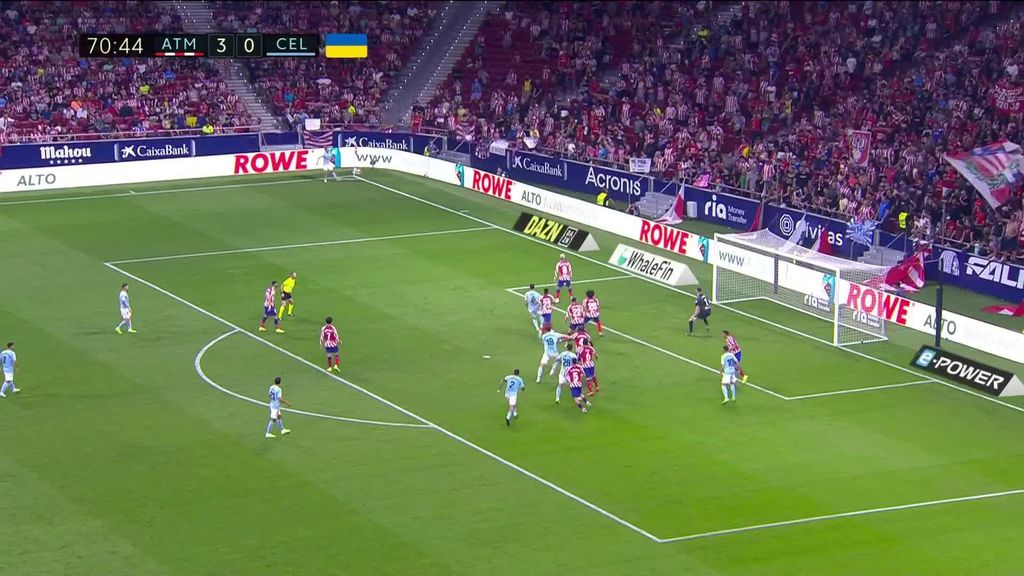 Atlético de Madrid 4-1 Celta: Gol de G. Veiga
