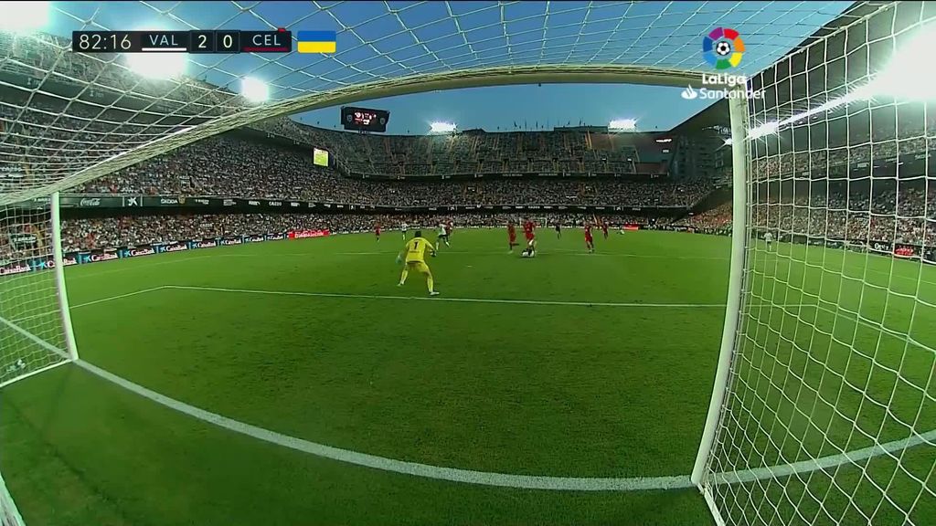 Valencia 2-0 Celta: gol de Marcos André