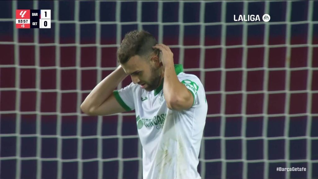 Barça 1-0 Getafe: la clara ocasión de Borja Mayoral