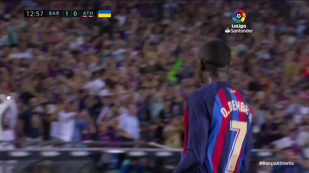 Barcelona 1-0 Athletic: Gol de Dembélé