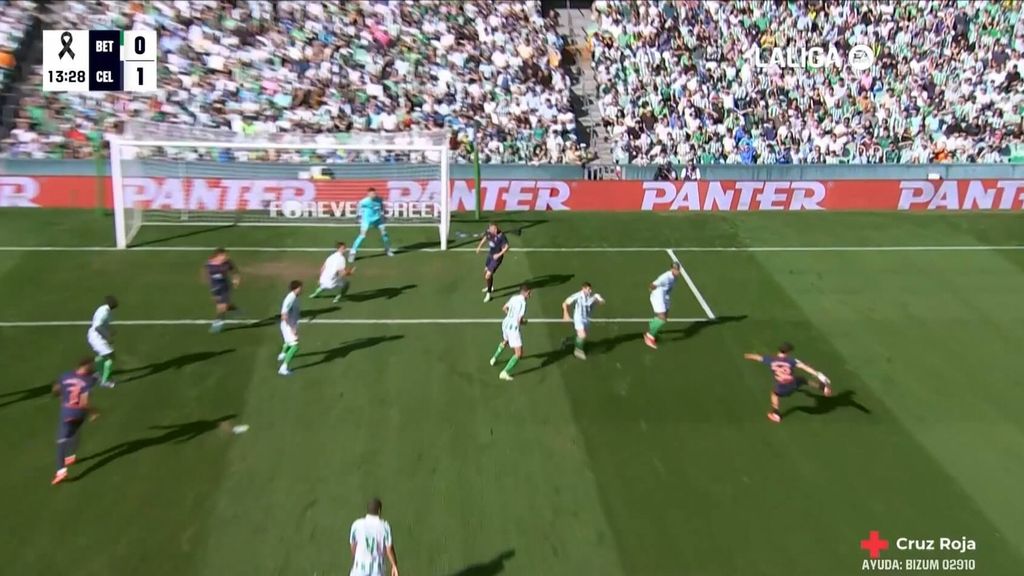 Gol de Javi Rodríguez: Real Betis - RC Celta de Vigo (Jornada 13)