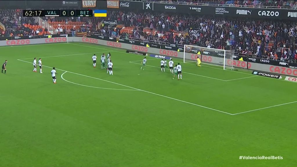 Valencia-Betis: 1-0 gol de André Almeida
