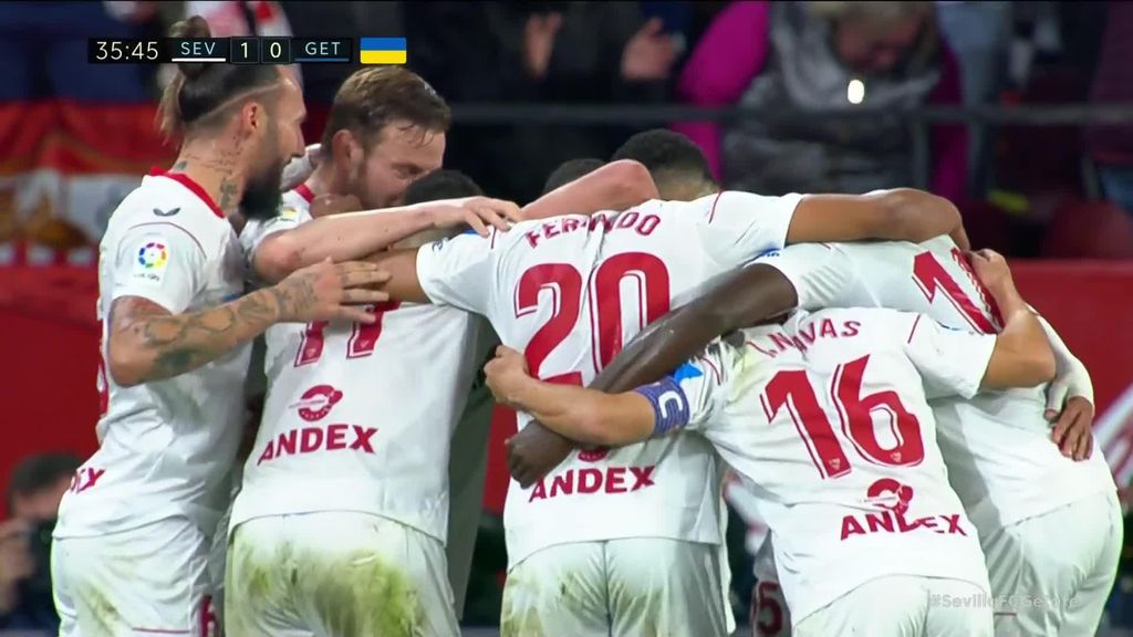 Sevilla 1-0 Getafe: Gol de Acuña