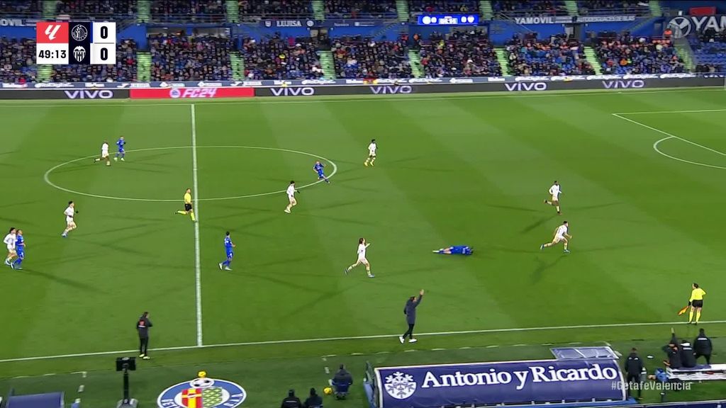 Getafe-Valencia: Expulsión Gabriel Paulista